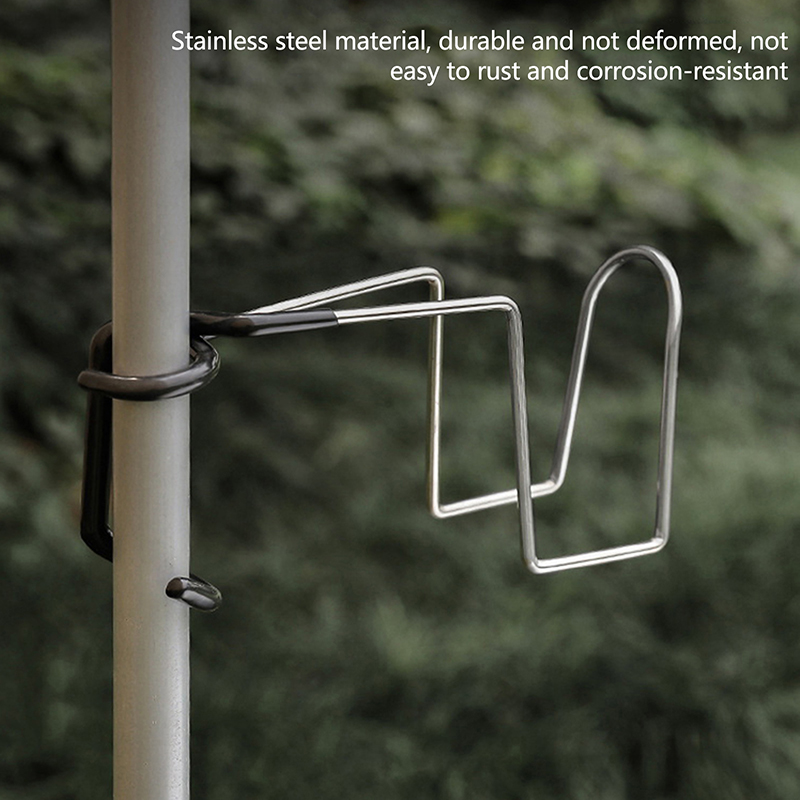 Fishing Equipment Jet - Stainless Steel Light Stand Holder Hooks