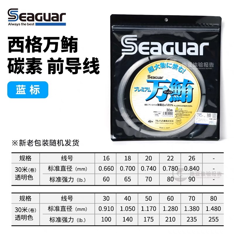 Original Seaguar 100% Fluoroca – обзор и цена Fluorocarbon Line