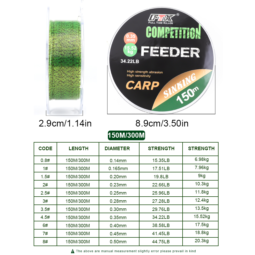 FTK  3D Invisible Carp Fishing – обзор и цена Fluorocarbon Line