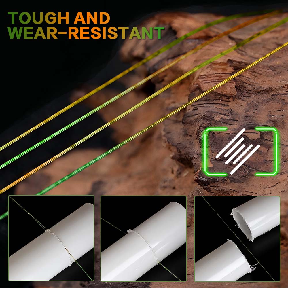 ZUKIBO 3D Speckle Line Yellow  – обзор и цена Fluorocarbon Line