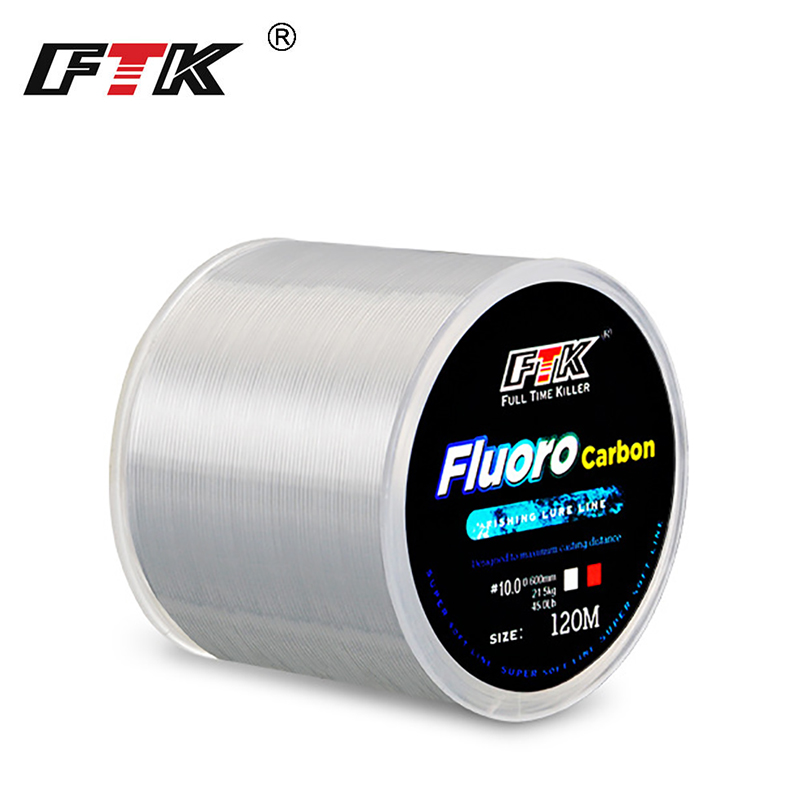 FTK 120m Fishing Line 0.2mm-0. – обзор и цена Fluorocarbon Line