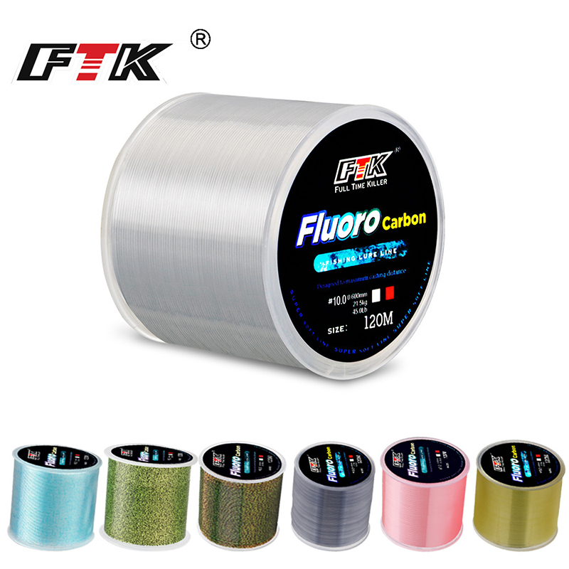 FTK 120m Fishing Line 0.2mm-0. – обзор и цена Fluorocarbon Line