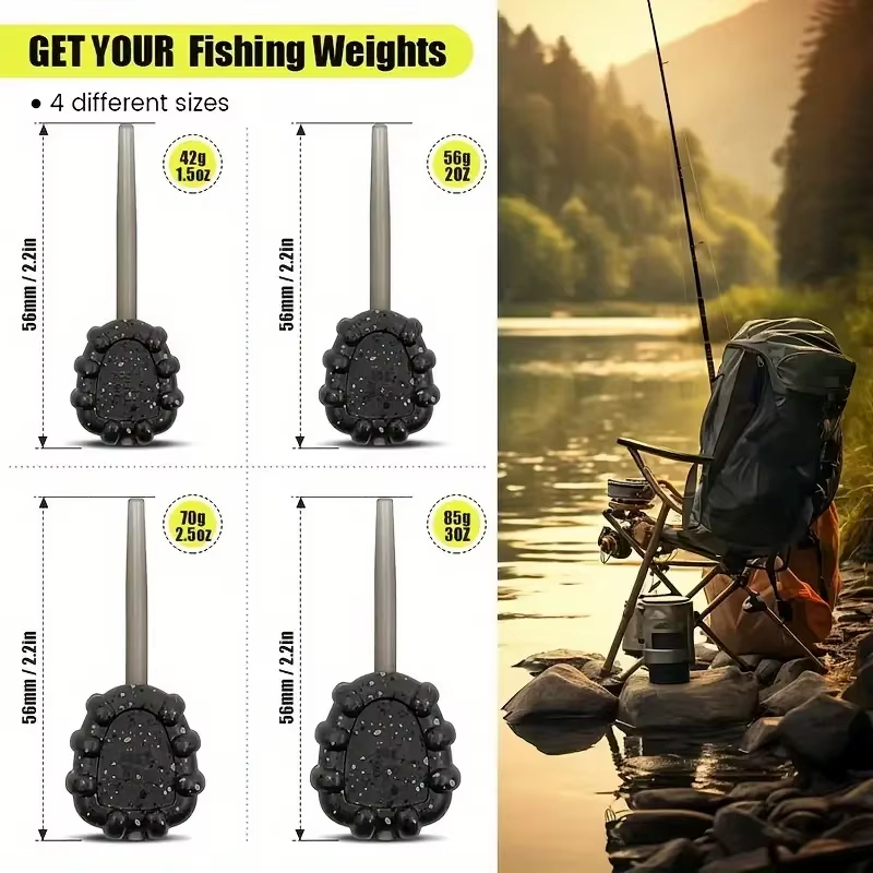 3pcs Carp Fishing Weights (42g – обзор и цена Fishing Equipment Wholesale