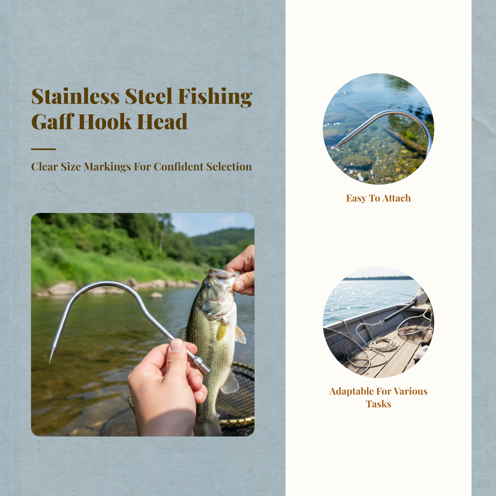 Fishing Sickle Head Stainless  – обзор и цена Fishing Hook