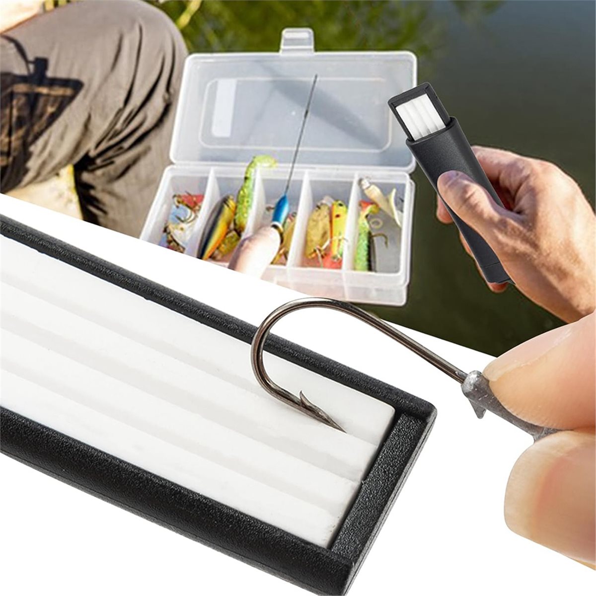 Fishing Hook Sharpener - Compa – обзор и цена Fishing Hook